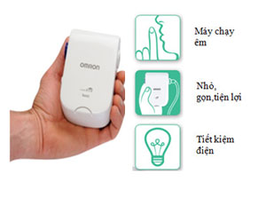 SD may xong mui omron Máy xông mũi họng nén khí NE C802
