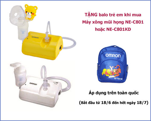 Khuyến mại khi mua Máy xông mũi họng NE-C801 hoặc NE-C801KD 1
