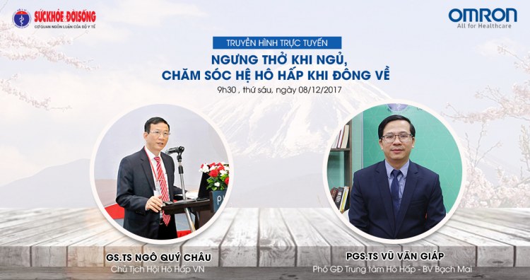 Truyền hình trực tuyến: Ngưng thở khi ngủ, chăm sóc hệ hô hấp khi đông về 4