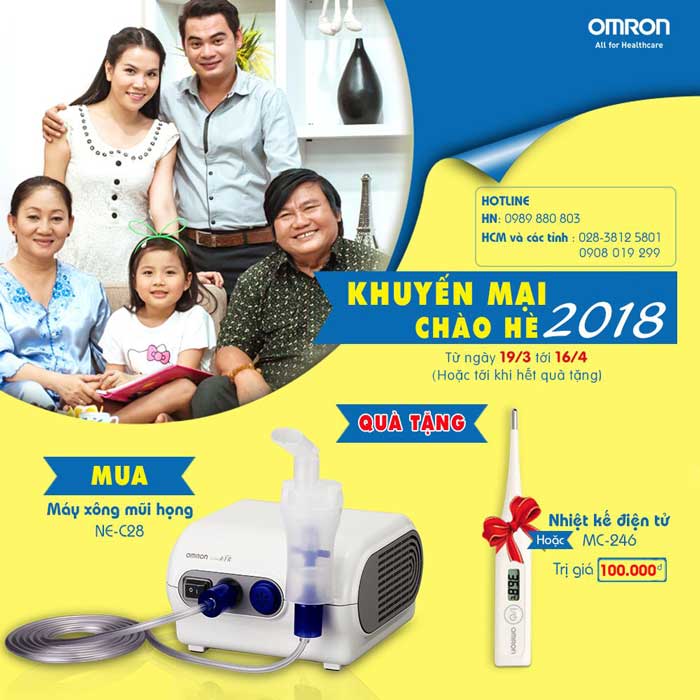 Omron Healthcare tưng bừng khuyến mại chào hè 2018 4