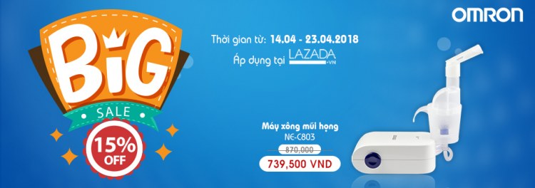 Omron Healthcare tưng bừng khuyến mãi Big Sale 1