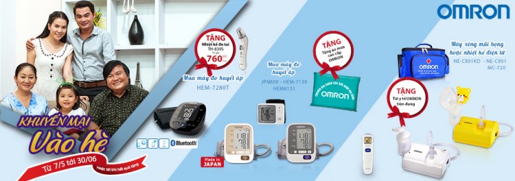 Omron Healthcare tưng bừng khuyến mại vào hè 2018 1