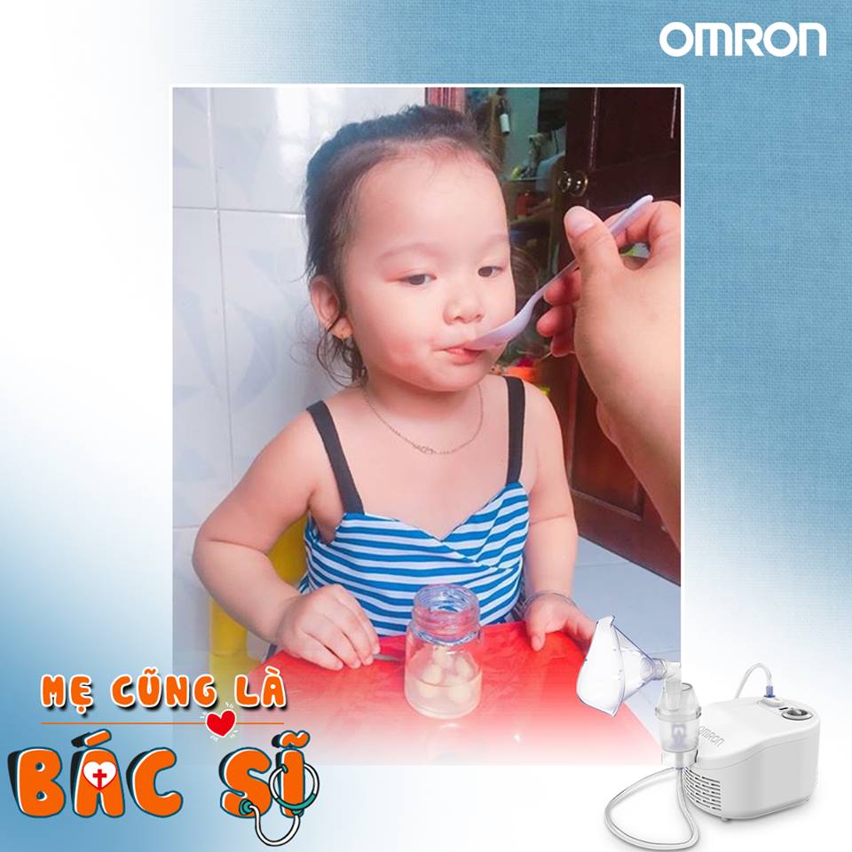 Mẹ Đỗ Thu Hằng nói về phòng bệnh đường hô hấp cho bé bằng máy xông khí dung Omron NE-C25S 1