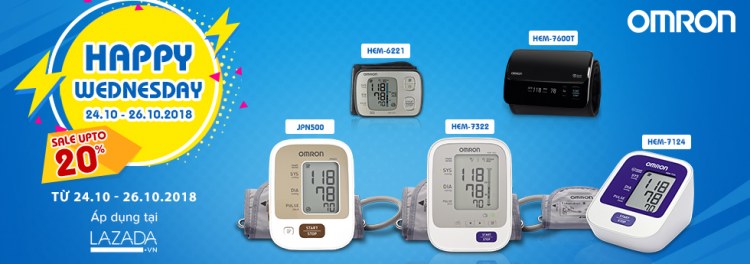 Omron Healthcare tưng bừng khuyến mãi 