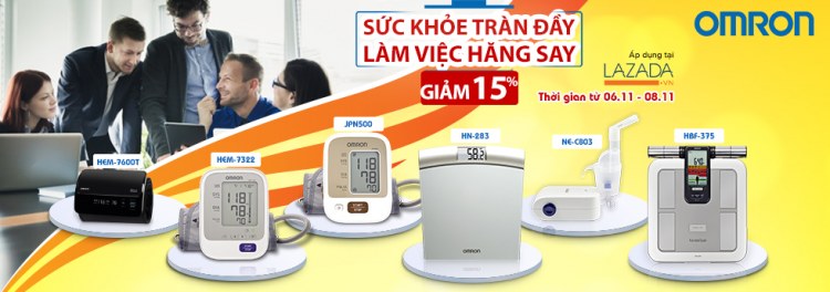 Omron Healthcare tưng bừng khuyến mãi 
