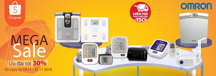 Omron Healthcare tưng bừng khuyến mãi 