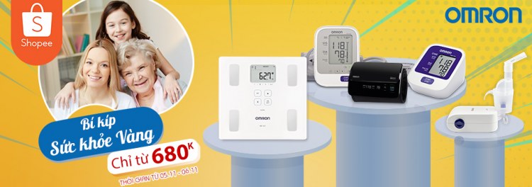 Omron Healthcare tưng bừng khuyến mãi “Bí kíp sức khỏe vàng_ Chỉ từ 680K” 1