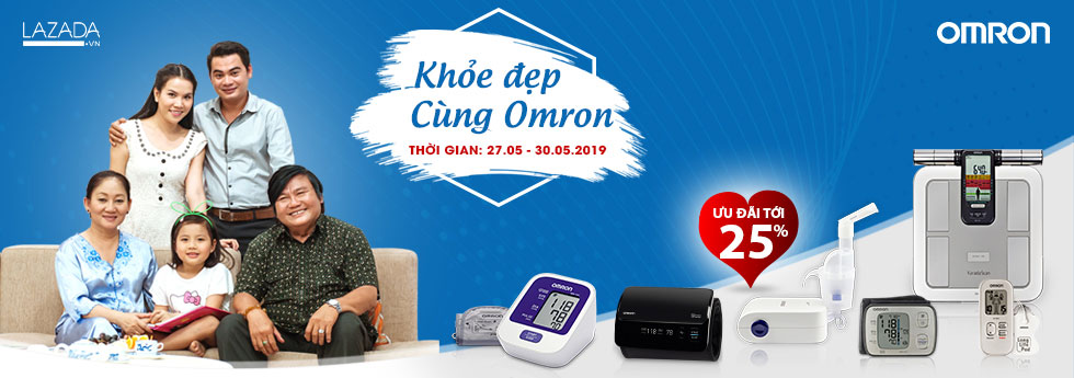 KHỎE ĐẸP CÙNG OMRON ƯU ĐÃI TỚI 25% 1