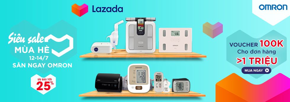 Siêu sale mùa hè - Săn ngay Omron - Ưu đãi tới 25% 1