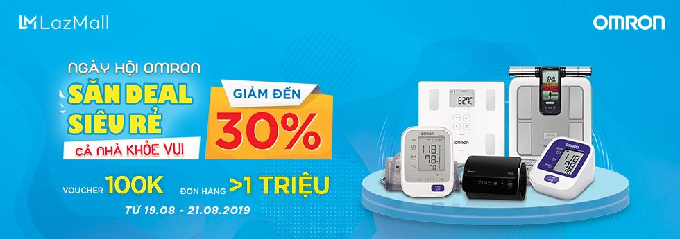 Ngày hội Omron - Săn Deal siêu rẻ - cả nhà vui khỏe - ưu đãi đến 30% 1