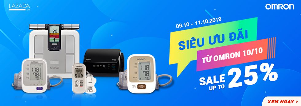 Siêu ưu đãi từ Omron 10.10 Sales upto 25% 1