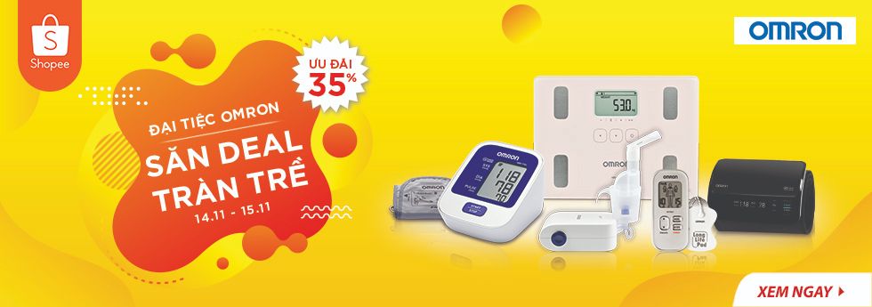 ĐẠI TIỆC OMRON - SĂN DEAL TRÀN TRỀ - Ưu đãi tới 35% 1