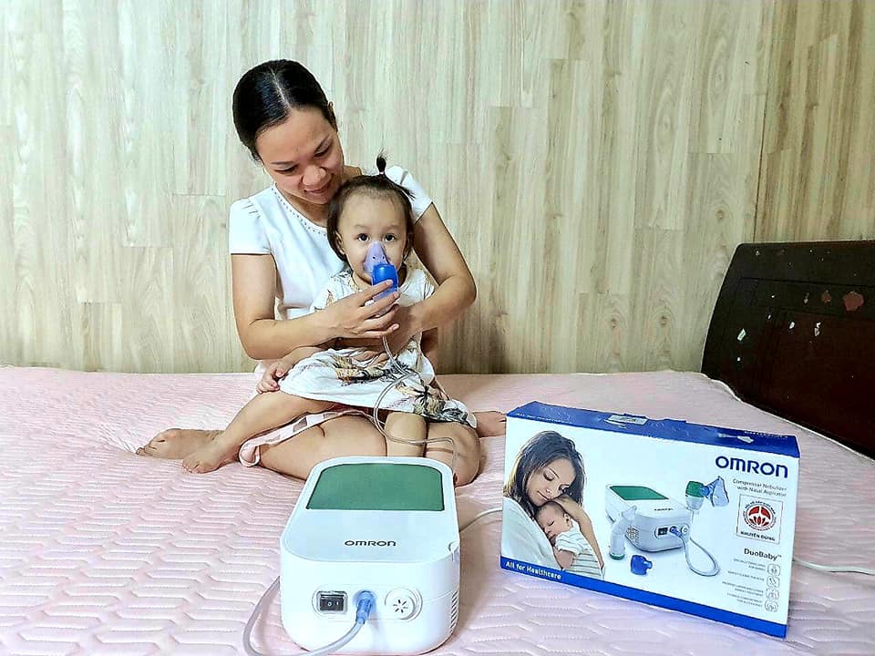 Chia sẻ về máy xông khí dung OMRON DuoBaby của mẹ Đinh Thị Trang Nhung 1