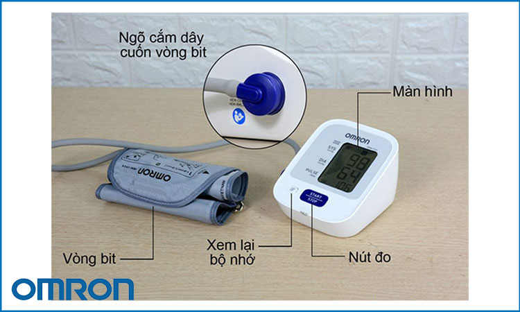 Máy đo huyết áp điện tử là gì? Cấu tạo máy đo huyết áp điện tử bắp tay 1