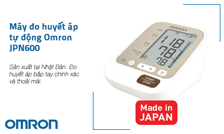 Máy đo huyết áp bắp tay Omron JPN600 1